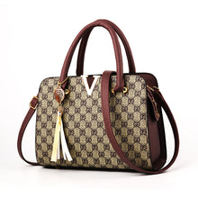 Load image into Gallery viewer, Luxury Handbags Women Bags Designer Fashion V-shaped shoulder Bags leather crossbody Bags Woman Bags For Women 2019 high quality