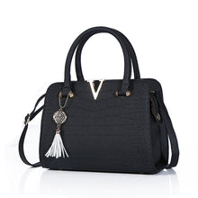 Load image into Gallery viewer, Luxury Handbags Women Bags Designer Fashion V-shaped shoulder Bags leather crossbody Bags Woman Bags For Women 2019 high quality