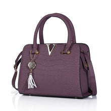Load image into Gallery viewer, Luxury Handbags Women Bags Designer Fashion V-shaped shoulder Bags leather crossbody Bags Woman Bags For Women 2019 high quality
