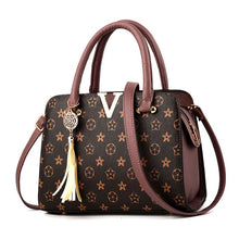Load image into Gallery viewer, Luxury Handbags Women Bags Designer Fashion V-shaped shoulder Bags leather crossbody Bags Woman Bags For Women 2019 high quality