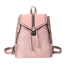 Load image into Gallery viewer, Women Leather Backpack