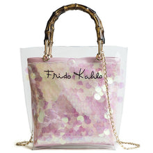 Load image into Gallery viewer, fashion transparent bags