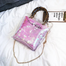 Load image into Gallery viewer, fashion transparent bags
