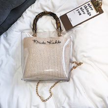Load image into Gallery viewer, fashion transparent bags