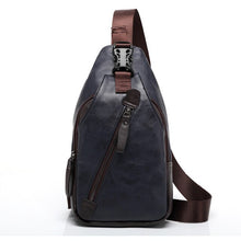 Load image into Gallery viewer, Men PU Leather Shoulder Bag