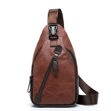 Load image into Gallery viewer, Men PU Leather Shoulder Bag