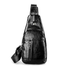 Load image into Gallery viewer, 2019 New Luxury Brand Men Chest Bag Casual Crossbody Bag Man Sling Shoulder Bag PU leather Travel  Messenger Bag Male Chest pack