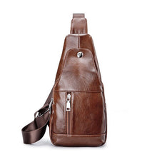 Load image into Gallery viewer, 2019 New Luxury Brand Men Chest Bag Casual Crossbody Bag Man Sling Shoulder Bag PU leather Travel  Messenger Bag Male Chest pack